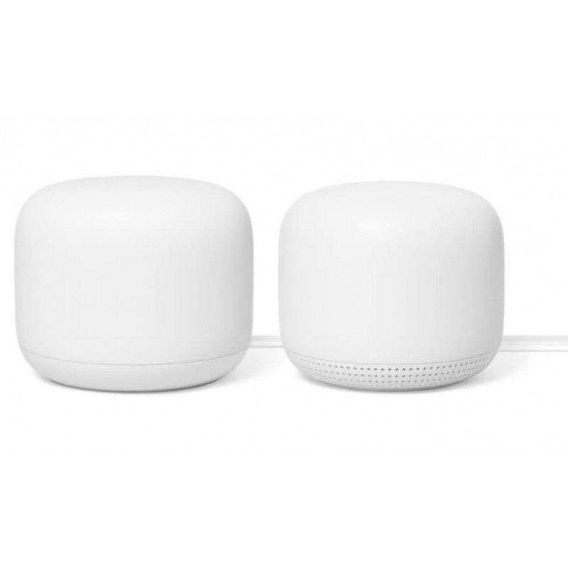 Router 450+ Mbps - Google Nest Wifi AC2200 2-Pack Mesh lösning