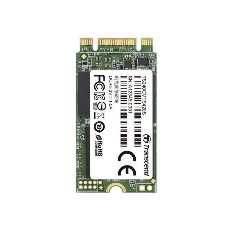 Hard Drives - Transcend M.2 2242 SSD 240GB SATA 6Gb/s