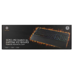 Mechanical Gaming Keyboard - Deltaco semi-mekaniskt gaming-tangentbord