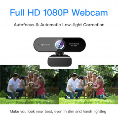 Webcameras - Emeet Nova HD Webcam i Full-HD med 2st mikrofoner