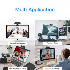 Webcameras - Emeet Nova HD Webcam i Full-HD med 2st mikrofoner