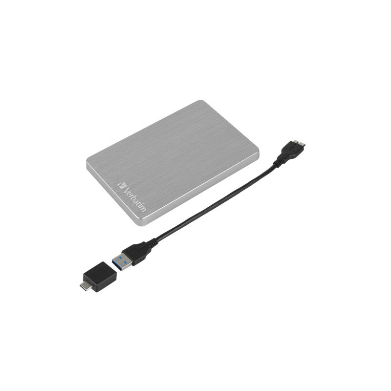 2.5 " external Hard drive - Verbatim extern hårddisk 1000GB USB 3.2 ALU Slim