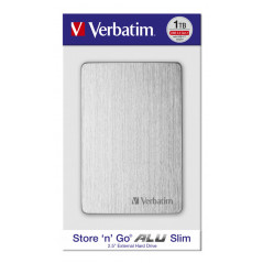 2.5 " external Hard drive - Verbatim extern hårddisk 1000GB USB 3.2 ALU Slim