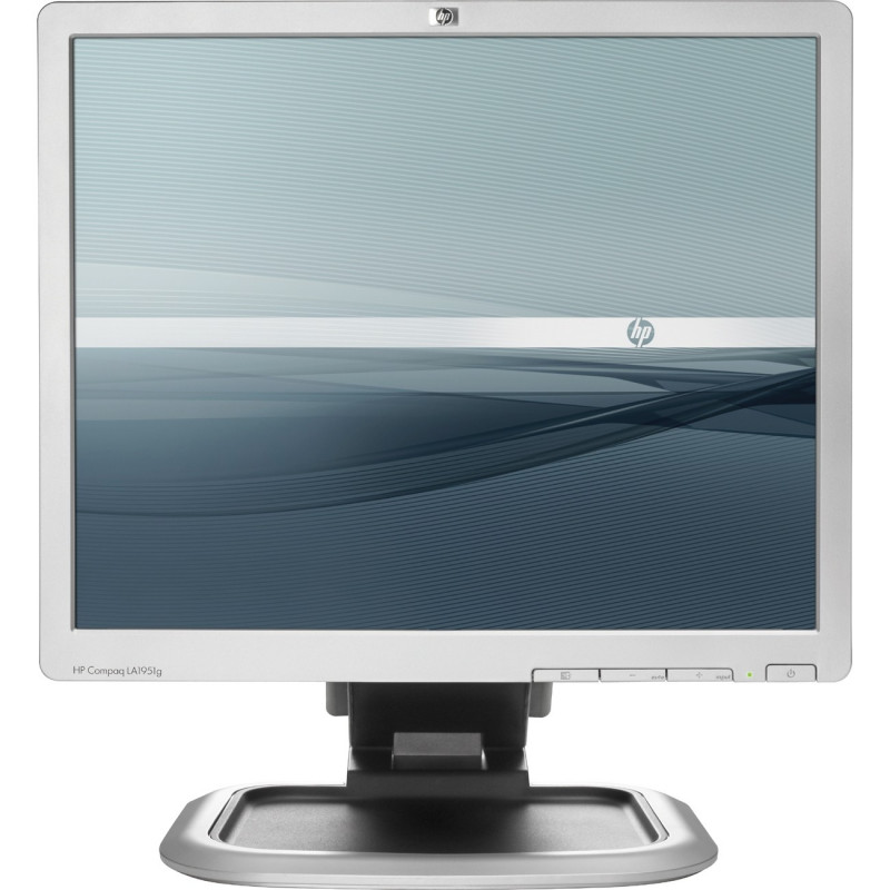 Used computer monitors - HP 19" LCD-Skärm (beg med repor)