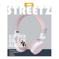 On-ear - Streetz Trådlös Bluetooth-hörlur med mikrofon