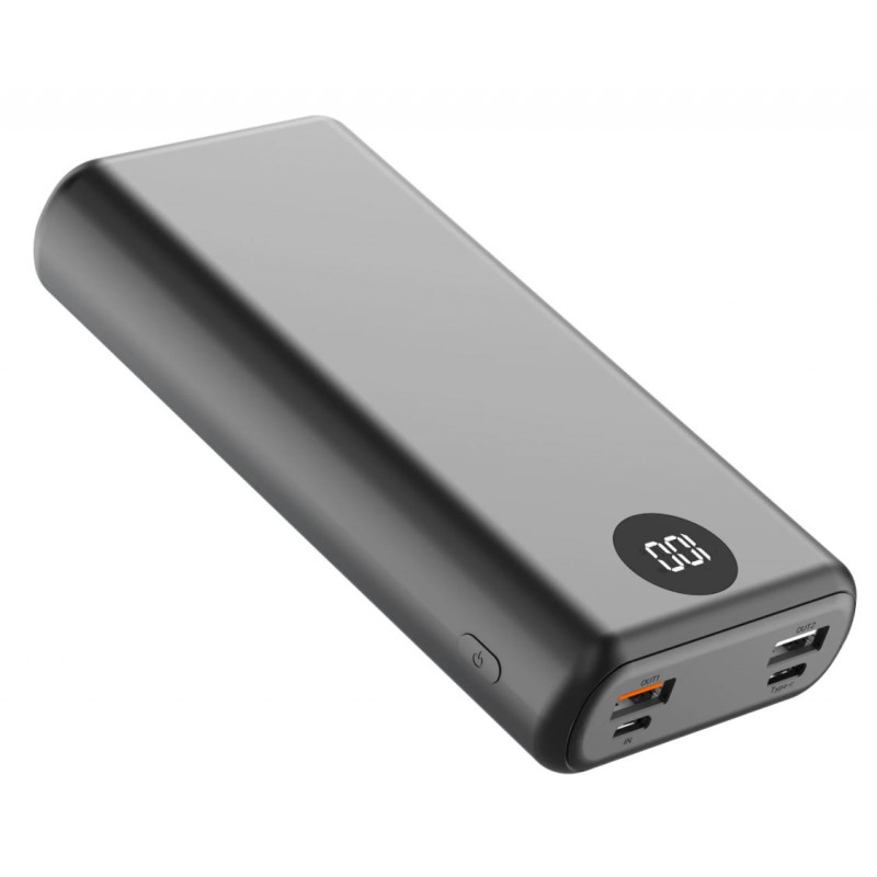 Portable Batteries - iiglo PowerBank batteri på 20.000mAh PD 18W, QC, USB-C, 2xUSB