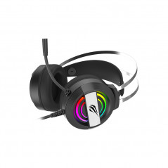 Gaming Headset - Havit Gaming headset med RGB, USB+3.5mm