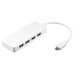 Goobay USB-C 4-portars USB-hubb med USB 3.0