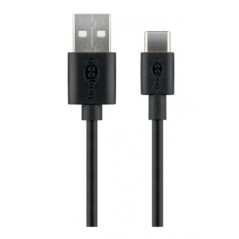 USB-C till USB-kabel i flera längder 3A 15W