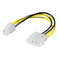 4-pin molex till ATX12 P4 strömkabel