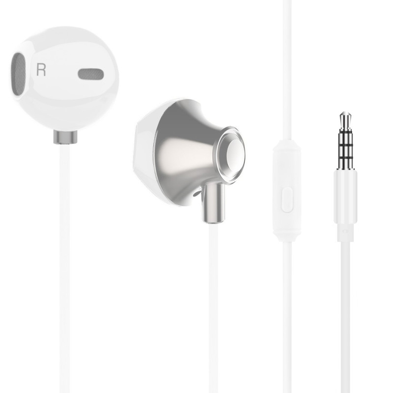 Headset & Earphones - Champion HSZ500 in-ear headset 3.5 mm vit