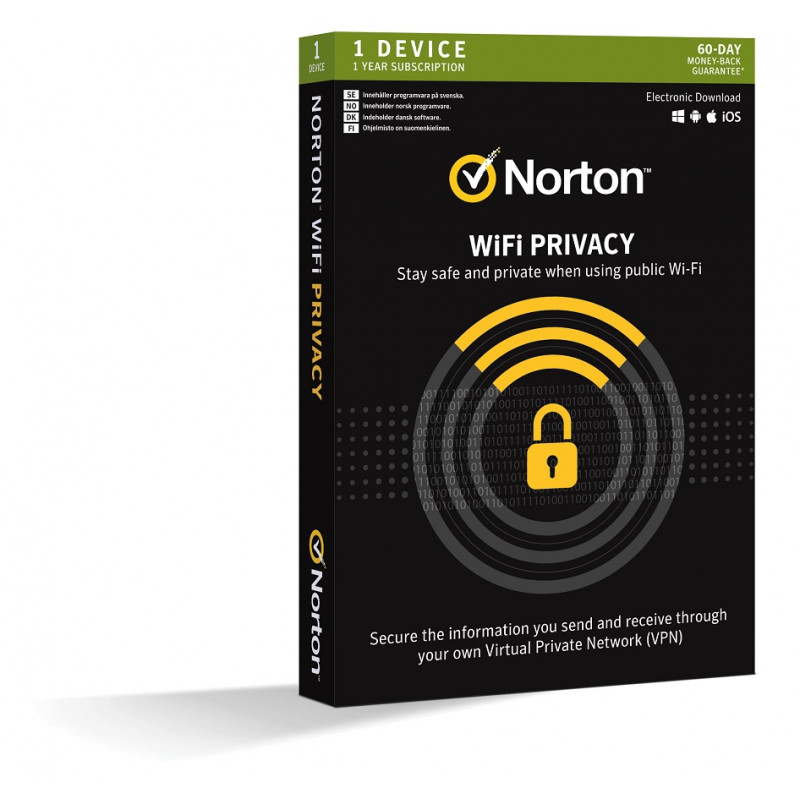 Softwares - Norton WiFi Privacy VPN 1 år